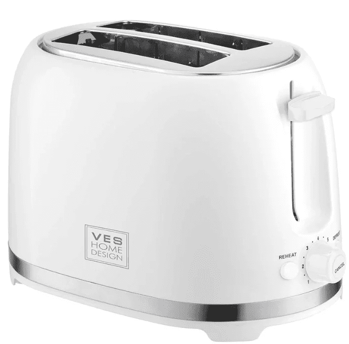 Тостер VES T-100-W 850Вт белый